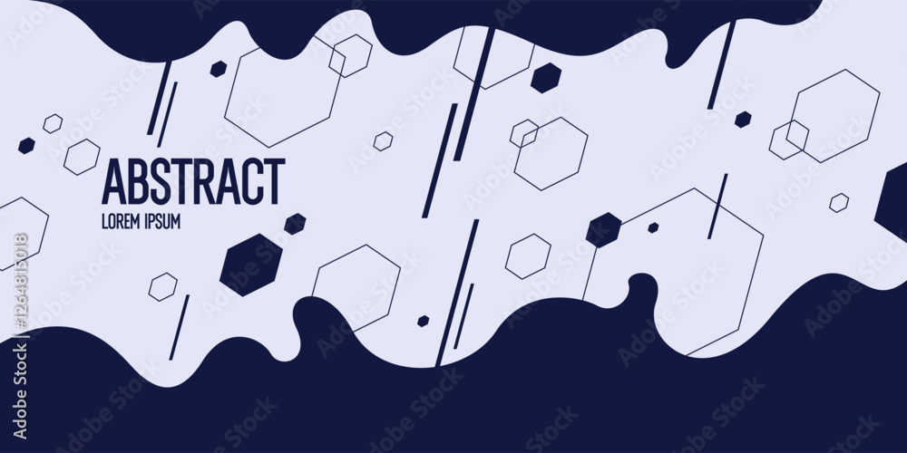 Poster background with abstract shapes. a template for design and creativity. the composition of the figure