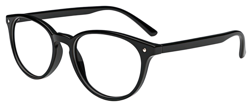 PNG Black eyeglasses white background accessories sunglasses.