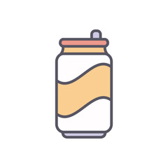 Soda vector icon stock ilustration