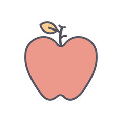 Apple vector icon stock ilustration
