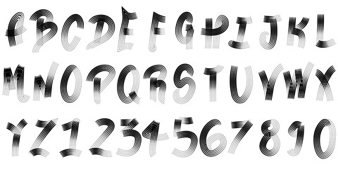 5-line stroked lettering | Lettering Design | Jpeg