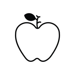 Apple vector icon stock ilustration