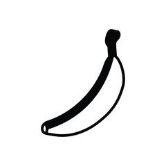 Banana vector icon stock ilustration