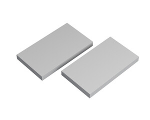 Stack Of Business Card Mockups Set On A Textured Podium Branding Card Template 3D Illustration