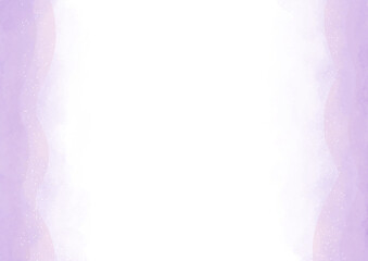 波模様の水彩背景・フレーム