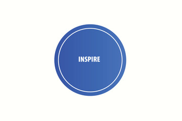 Printbutton web template,inspire Speech bubble, banner label

