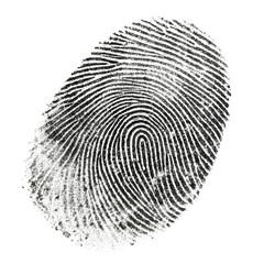 black fingerprint png, transparent background
