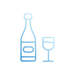 Wine vector icon stock ilustration