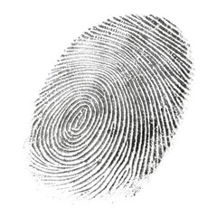 black fingerprint png, transparent background