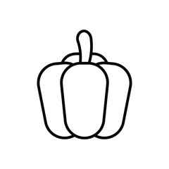 Paprika vector icon stock ilustration