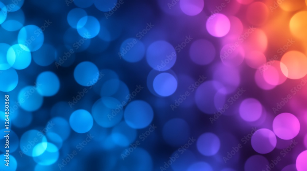 Poster abstract colorful bokeh background