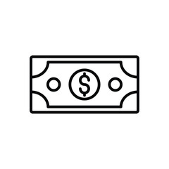 Money vector icon stock ilustration