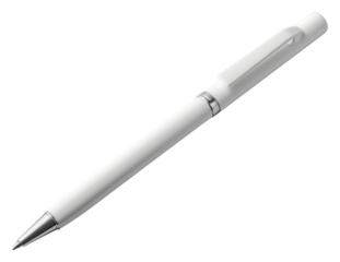 PNG Pen mockup white gray paper.