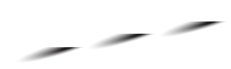 White paper banner shadow