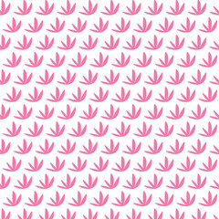 seamless pattern with pink hearts