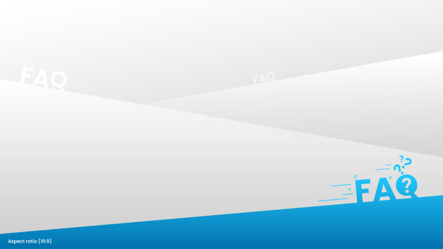 FAQ concept background
