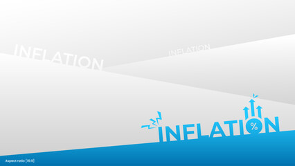 Iinflation concept business background
