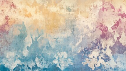 Vibrant Fluidity: Abstract Painted Background with Textured Overlays