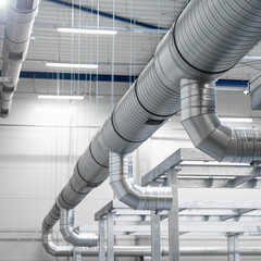 modern ventilation system for large industrial areas - comfort and air quality in industry