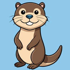 cartoon, animal, vector, illustration, bear, cute, mammal, lion, brown, drawing, dog, fun, pet, cat, smile, character, baby, funny, isolated, beaver, wild, zoo, cheerful, hamster, art