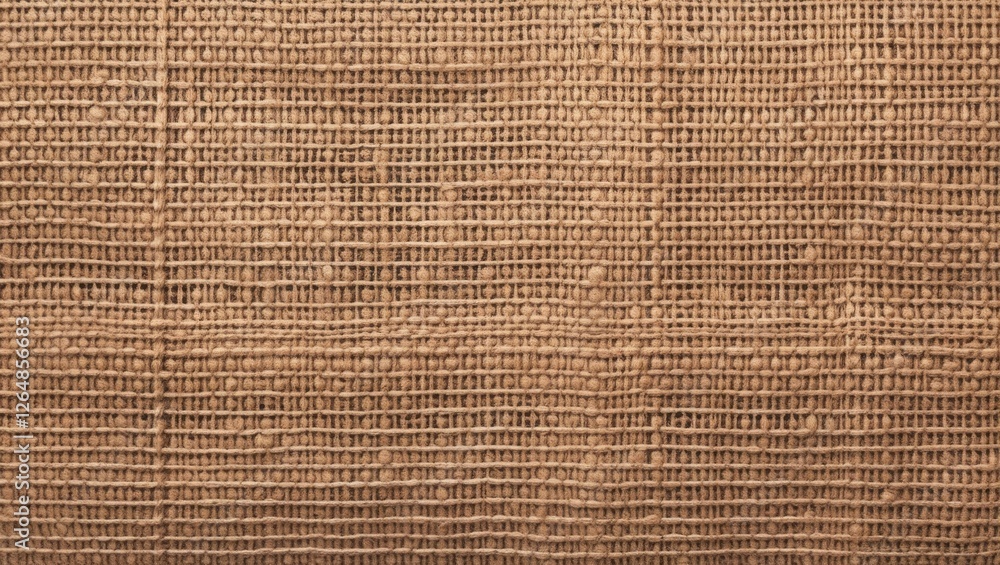 Poster natural woven burlap texture close-up background with subtle patterns ideal for various design appli