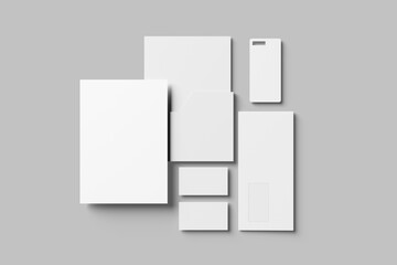Branding Stationery Mockup for showcasing your design to clients
