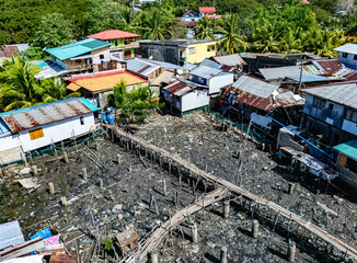 Impoverished district of Coron town, Palawan, Philippines