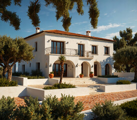 Fototapeta premium the house in the village