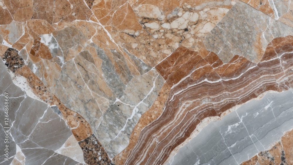 Aufkleber colorful natural marble stone texture with diverse patterns and veining suitable for background use.