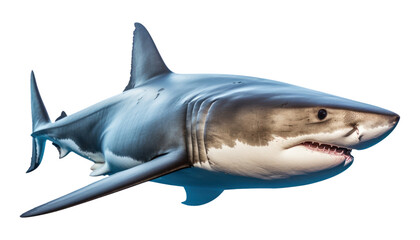 Naklejka premium PNG Great white shark animal fish
