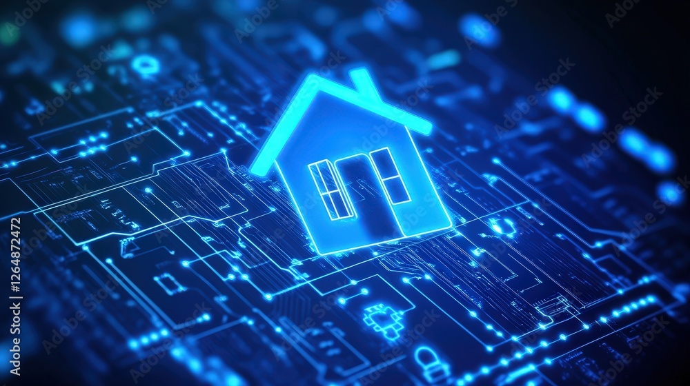 Poster a green energy startup working on smart home systems that automatically adjust energy use to maximiz