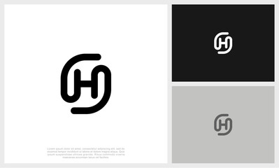Letter H Logo Template Design Vector Illustration. Initial H Logo.