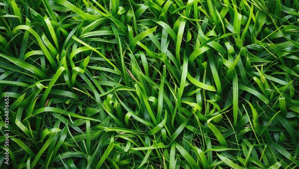 Aufkleber green grass texture background with fresh vibrant blades and natural patterns suitable for design pr