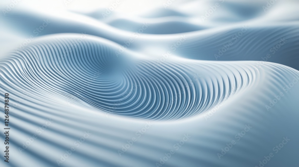 Poster a light blue abstract background with subtle swirling lines, creating a calming and professional loo