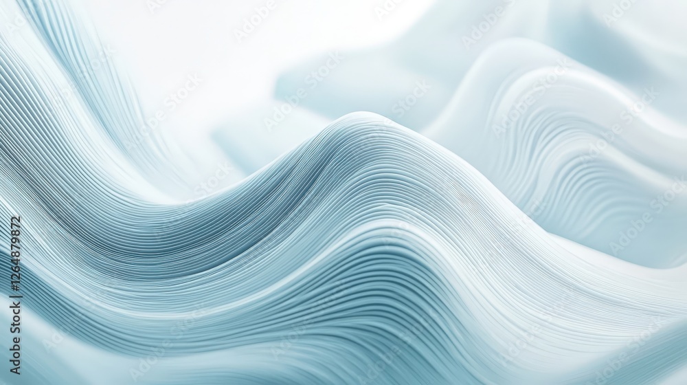 Poster a light blue abstract background with subtle swirling lines, creating a calming and professional loo