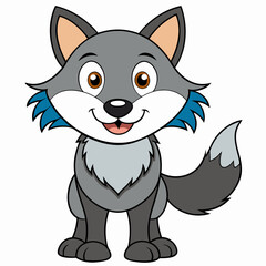 dog, animal, cartoon, vector, pet, illustration, cat, puppy, mammal, drawing, character, wolf, head, funny, chihuahua, cute, brown, pets, fox, baby, nature, canine, art, fun, domestic