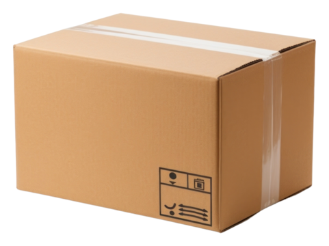 PNG Parcel box cardboard carton