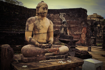 Ancient Buddha statue in Anuradhapura offers a glimpse into Sri Lankan heritage