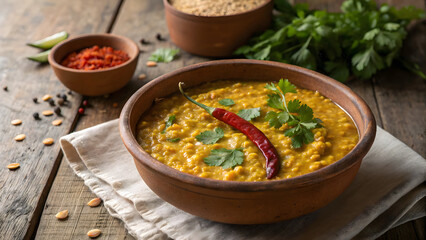 Dal Tadka with Fresh Herbs 