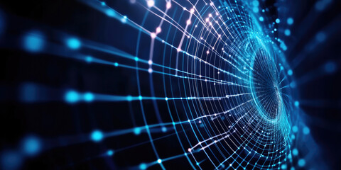 Naklejka premium Futuristic abstract background featuring medical symbol for healthcare design and technology integration concepts