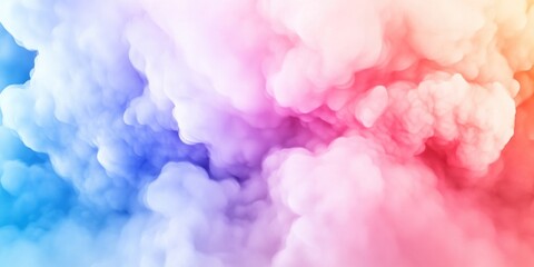 Fototapeta premium Vivid abstract cloud background with medical symbol for healthcare design and branding