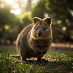 Fototapeta premium Realistic Photo of a Quokka