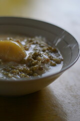 Mung bean poridge for breakfast 