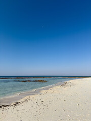 Scenic coast of Barr Al Hikman in Sultanate of Oman