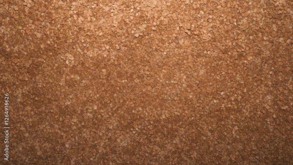 Poster natural cork texture surface for backgrounds and designs with varying shades of brown and beige tone