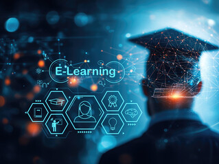 Innovative e-learning solutions for modern education digital learning platforms online training virtual classroom environment interactive learning experience