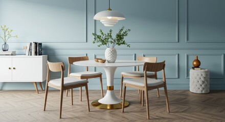 Minimalist Dining Area with Elegant Design