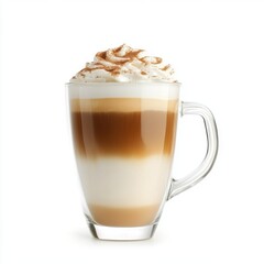Delight in the rich layers of a cappuccino, where velvety coffee meets creamy whipped milk, crowned with a light dusting of cocoa. Perfect for a tranquil morning moment