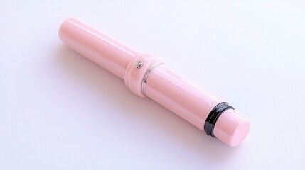 Elegant Pink Cosmetic Stick Mockup  Beauty Product  Glossy Finish  Cylindrical   Luxury Pa
