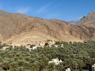 Historic part of Birkat Al Mouz village in Nizwa, Oman